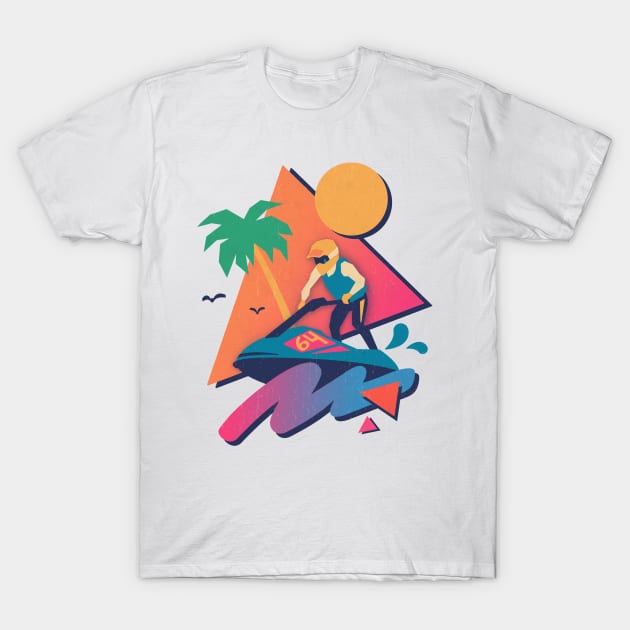Wave Runner T-Shirt by TheChild